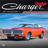 Dodge Browntrout Publishers Dodge Charger Official 2027 12 X 24 Inch (Hanging) Monthly Square Wall Calendar