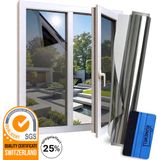 Homewell Zonwerende Raamfolie - 90x200cm - Zwart