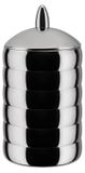Boîte de rangement pour cuisine en acier inoxydable, de 2 pouces de diamètre, avec bouton en aluminium, 21 cm de hauteur