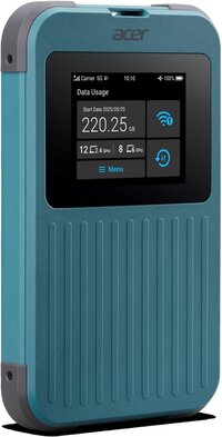 Acer Connect M4 - Portable 5G WiFi 6 Router - Dual-band - Nano SIM - 16 Devices - Green