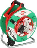 Brennenstuhl 40m AT-N05V3V3-F 3G1,5 - Stekkerdoos - IP44 - Zwart/Wit/Groen/Rood