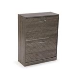 Versa Niall schoenenrek in rustieke stijl, afmetingen (H x L x B) 74,5 x 57 x 24 cm, grijs