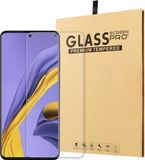Merkloos Screenprotector 2.5D Arc Edge Tempered Glass Geschikt voor Samsung Galaxy A51