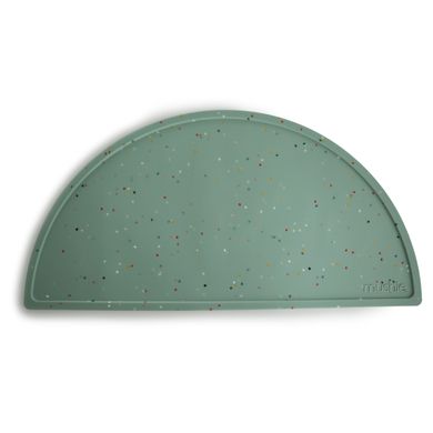 mushie Placemat silicone - Cambridge Blauw Confetti