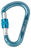 Beal Be Lock Screw Mousqueton Bleu, Argent