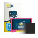 BROTECT - privacy screenprotector voor Laptok LPK707PK 7" - Folie Beschermfolie Blauwlichtfilter 2 Stuks