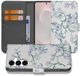 B2Ctelecom Samsung Galaxy S25 FE Book Case Kunstleer/Siliconen/TPU Blossom White