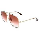 Victoria Beckham VB215S 725 Zonnebril - Dames - Goudkleurig
