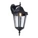 Kaja Lozana Wandlamp, zwart/rustiek goud, metaal, glas, E27, IP44, klassieke wandlamp voor buiten (zwart, down)