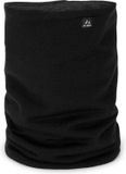 DANISH ENDURANCE Thermische Merino Nekwarmer - Colsjaal met Polar Fleece - Zwart