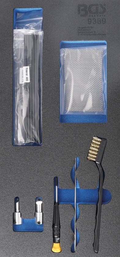 BGS 9389 | Gereedschapmodule 1/3: Verbruiksmaterialen | voor kunststof-reparatieset BGS 9388