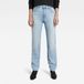 G-Star Viktoria High Straight Wmn Jeans Sun Faded Mirage Blue Coton Élasthanne Taille 29/30