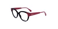 MAX&Co. Women's MO5117 Prescription Eyewear Frames, Shiny Black, 52
