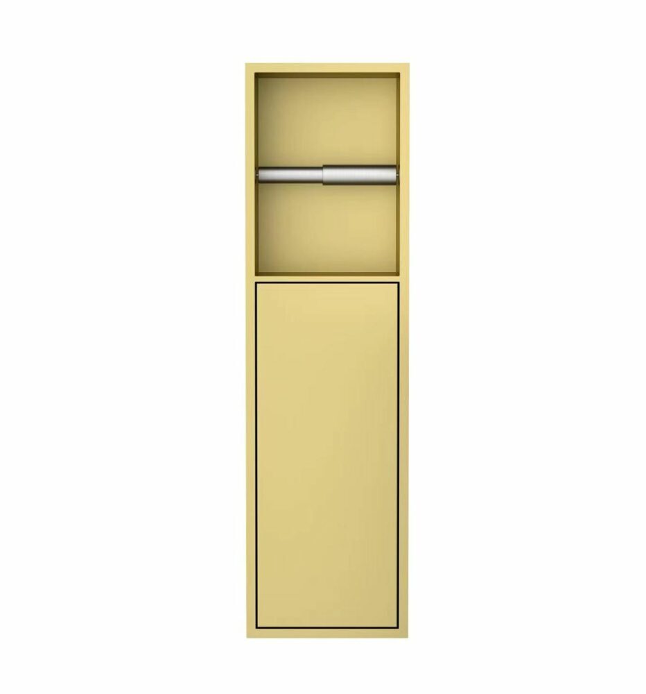 Best Design Nancy Zione inbouw toiletrolhouder 60x17 mat goud