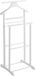 HAKU dressboy, wit, massief hout - afmetingen: b 47 x h 102 x d 36 cm, stijl: traditioneel