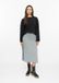 s.Oliver - Jupe en jersey douce avec détails de couture - Gris - Taille 40