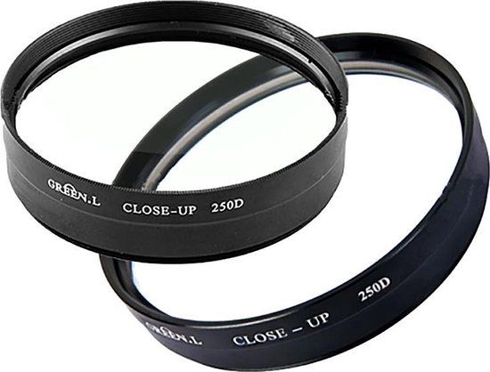 Green.L 250D 55mm Close-up +4 Filter - Green