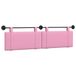 vidaXL - Hangend - hoofdbord - Roze - Stof