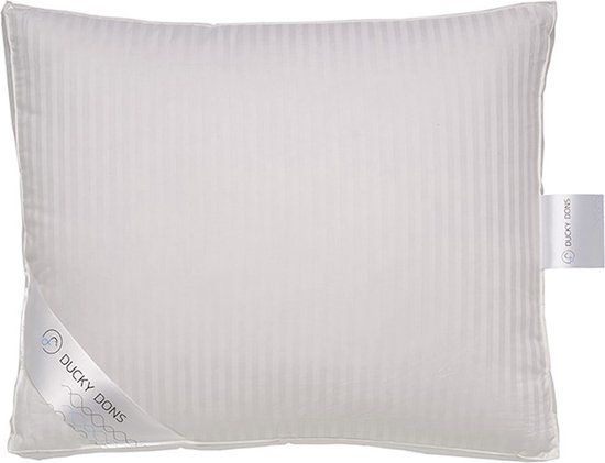 Ducky Dons Boxkussen - 60% Dons - 70x60x10 cm - Wit