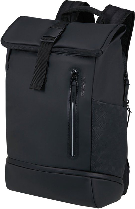 American Tourister Urban Tide roll top laptoprugzak 15,6 inch - black
