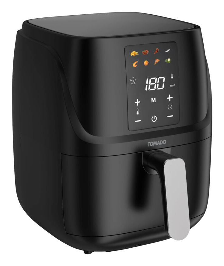 Tomado TAF3010B Airfryer - 3L - Digital Display - Black/Silver