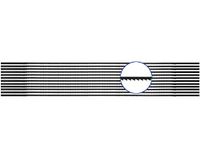 Donau Elektronik M133-6 rond - bladzaagbladen 2 Dtz. meerkleurig