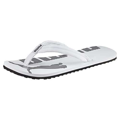 PUMA Epic Flip V2 Slippers Unisex - White / Black - Maat 47