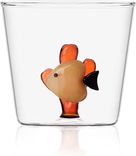 Ichendorf Marine Garden Tumbler - Gele Vis - 8.5cm - Glas