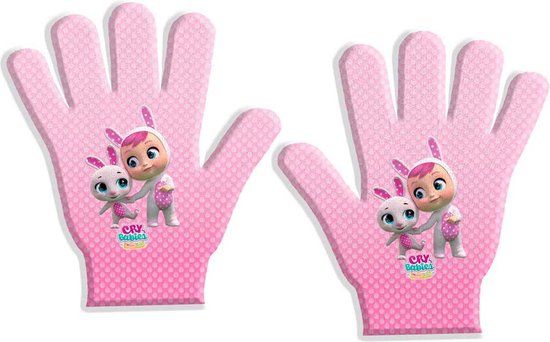 4KidsOnly Cry Babies Handschoenen Dreamy Meisjes Acryl Roze One-size