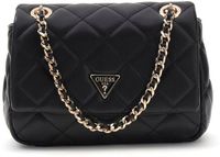 GUESS schoudertas Juliet Mini Flap Bag Black zwart