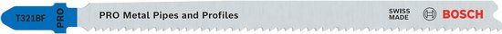 Bosch Professional Bosch PRO Metal Pipes and Profiles T321BF Decoupeerzaagblad 132 mm 25-delig - 2608655127