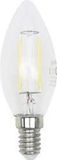 LightMe LM85264 Lampe LED Label Énergétique F (A - G) E14 Bougie 4 W = 40 W Blanc Chaud (Ø x l) 35 mm x 97 mm Dimmable, Filament / LED Rétro 1 pièce(s)