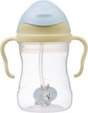 b.box Looney Tunes Drinkfles met rietje - Rietjesbeker voor peuters - flip-top deksel - verzwaard rietje om onder elke hoek te drinken - lekvrij tweewegventiel handige handvatten - BPA-vrij - vaatwasmachinebestendig - vanaf 6 maanden- 240 ml