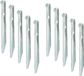 Pro Plus Grondpennen/tentharingen - 10x - metaal - halfrond - 22 cm