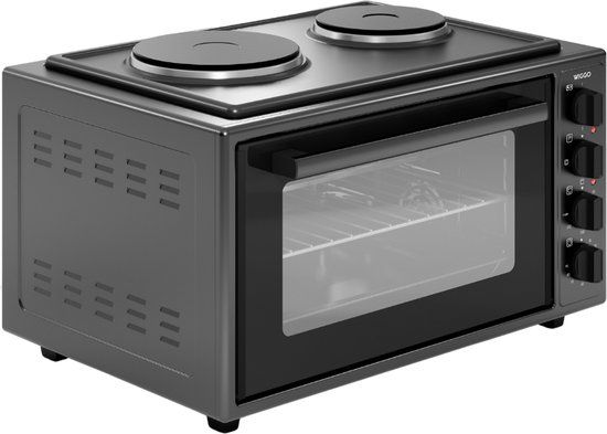 Wiggo WMO-E4562H(B) - Mini Oven - 45L - 60CM - 5 Year Warranty - Black