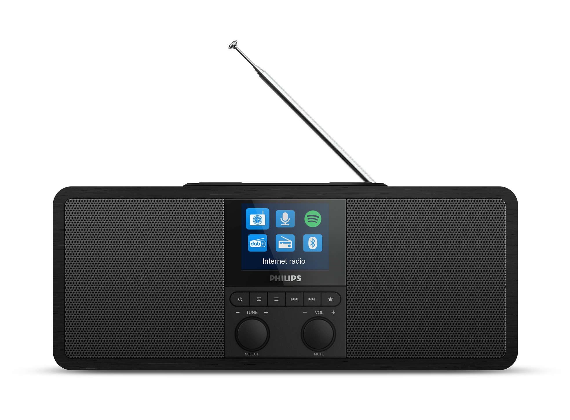 Philips TAR8805/10 - Internet Radio - DAB/DAB+/FM - Bluetooth - Zwart