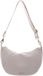 Mandarina Duck Mellow Leather Hobo Bag Cocoon Lichtgrijs