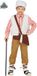 Fiestas Guirca Costume de berger moderne pour enfant marron 5-6 ans