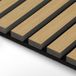 Merkloos Akoestisch paneel eikenhout zwart vilt 60 x 120 x 2,1 cm