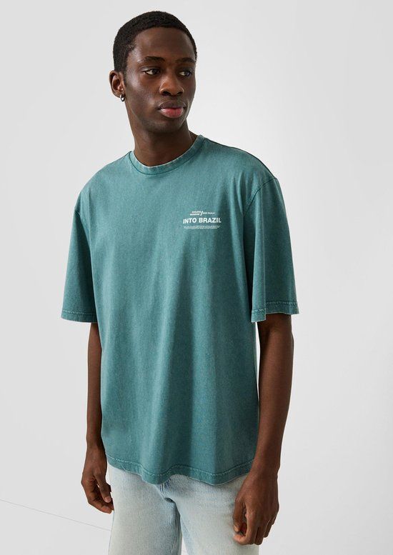 QS s.Oliver T-shirt L Petrol