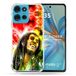 Versterkte Motorola Versterkte hoes voor Motorola G75 5G Muziek Bob Marley Color