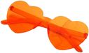CHPN Oranje hartjesbril - Oranje feestbril - Festivalbril - Grappige bril - Photoprops - CHPN
