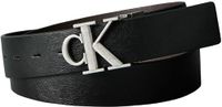Calvin Klein Heren Riem Leer Zwart