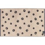 Cawö Cawö Cawö We love Dogs 6247 Badmat 50x80 zwart/beige