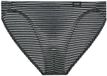 HOM Monsieur Micro Briefs Zwart/witte strepen Mannen XXL