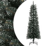 Prolenta Maison Exclusive Kunstkerstboom met standaard, slank, groen, 120 cm, PVC