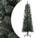 Prolenta Maison Exclusive Kunstkerstboom met standaard, slank, groen, 120 cm, PVC