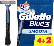 Gillette Blue3 Smooth - 6 stuks - Blauw