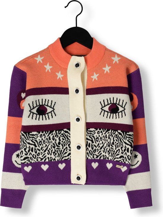 Vingino Mindy Girls Cardigan - Size 140 - Fresh coral