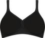 Triumph Modern Soft + Cotton N Dames Beugelloze Bh Zwart 120B